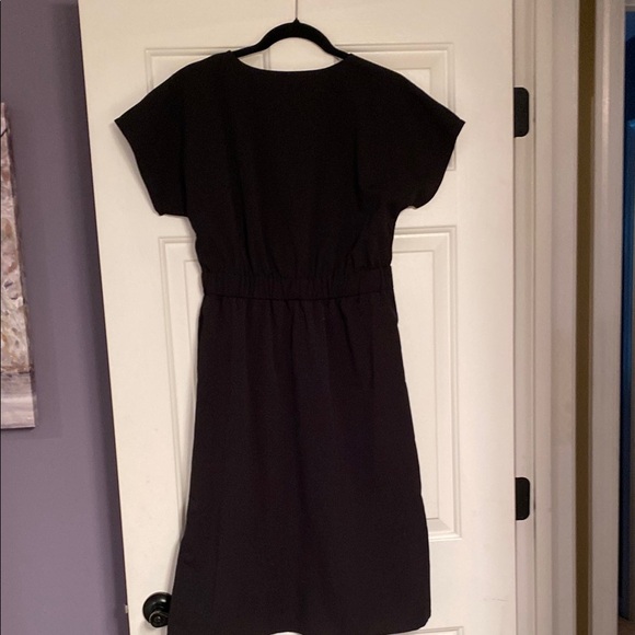 SHEIN Black Midi Dress with Button Detail - Picture 4 of 4